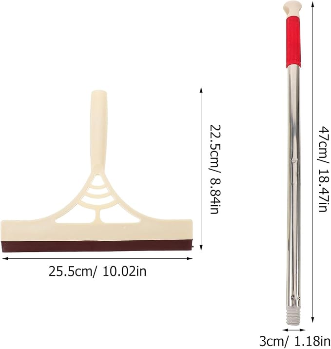 Milisten Multifunctional Window Squeegee and Mirror Cleaner - Image 2