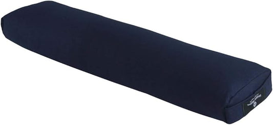 Hugger Mugger Pranayama Yoga Bolster - Very Firm, use Under Length of Spine for Deeper Breathing or Under Ankles, Handmade in The USA-FlexoryFit