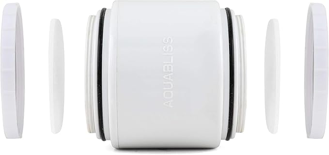 AquaBliss HD Multi Stage Shower Filter Replacement Cartridge for SF400 & SF500-48x Heavy Duty Detox Power. Kiss Itching, Breakage & Dullness Goodbye. Reduce Rust, Chlorine, Toxins. 3-Pack (SFC500)