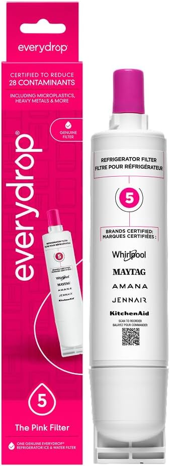everydrop by Whirlpool Ice and Water Refrigerator Filter 5, Single-Pack by EveryDrop+by+Whirlpool
