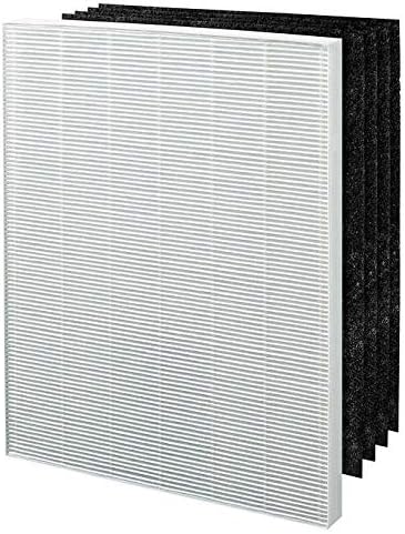 Nispira C545 HEPA Filter Replacement Ture HPEA For Winix C545 Air Purifier, P150, B151, 9300, Part Filter S 1712-0096-00 & 2522-0058-00, 113050 2 Sets