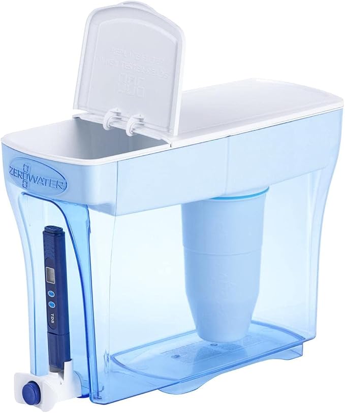 ZeroWater 30 Cup Ready-Pour 5-stage Water Filter Dispenser, NSF Certified To by ZeroWater