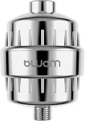 15 Stage Shower Filter - Shower Head Filter - bwdm Hard Water Filter, Remove Chlorine Heavy Metals and other Impurities, Vitamin C Water Softener Reduces Dry Itchy Skin, Dandruff (Chrome)