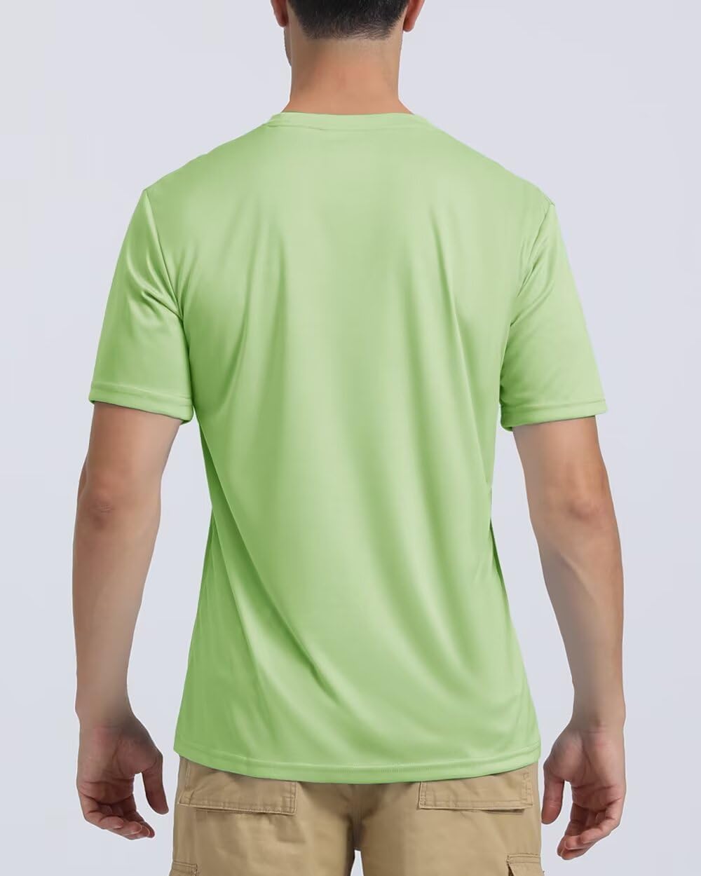 Boladeci Men's Swim Shirt Short Sleeve UPF 50+ Sun Protection SPF UV Moisture Wicking Lightweight Quick Dry Rash Guard