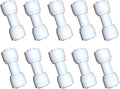 1/4 inch O.D. Tube Straight Union Quick Connect fittings RO Water Filters set by YZMSZ
