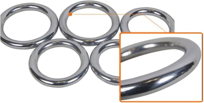 ZooBoo 2pcs Wing Chun Stainless Steel Training Rings (Pair) – Yeung Sau & Sticky Hand Strength Training for Wing Tsun, Siu Lum, and Kung Fu Practitioners-FlexoryFit