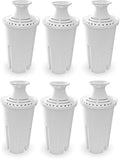 GoldTone Brand Charcoal Water Filters fits Brita and Mavea Water Pitchers. Replaces Your Brita Charcoal Water Filter and Replacement Brita Water Filter (6)