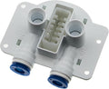 Refrigerator Water Filter Manifold Housing Replacement by MacMaxe