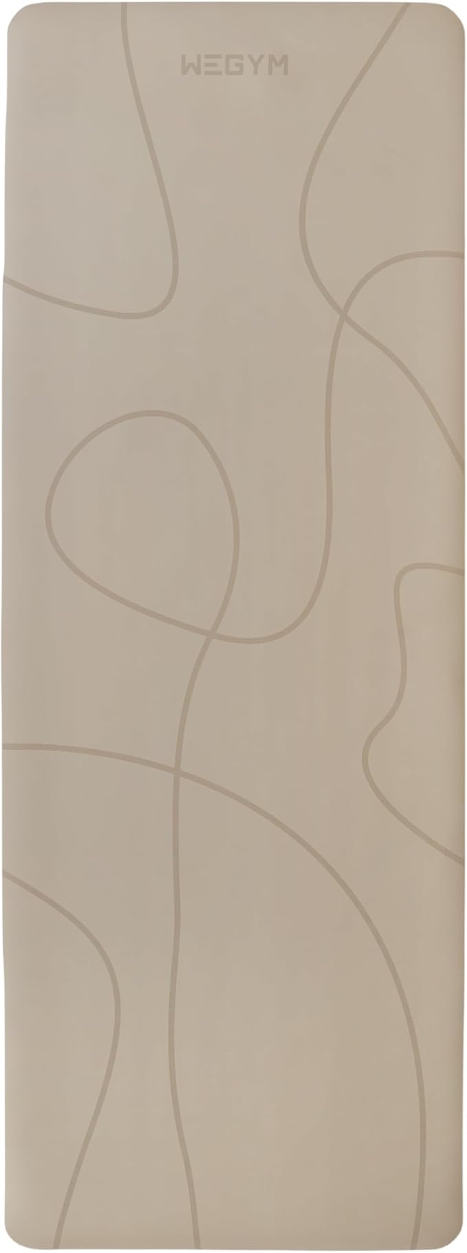 4mm Cushioned Exercise Mat for Yoga & Pilates - Anti Slip, Polyurethane with Suede Top & Carrying Strap-FlexoryFit
