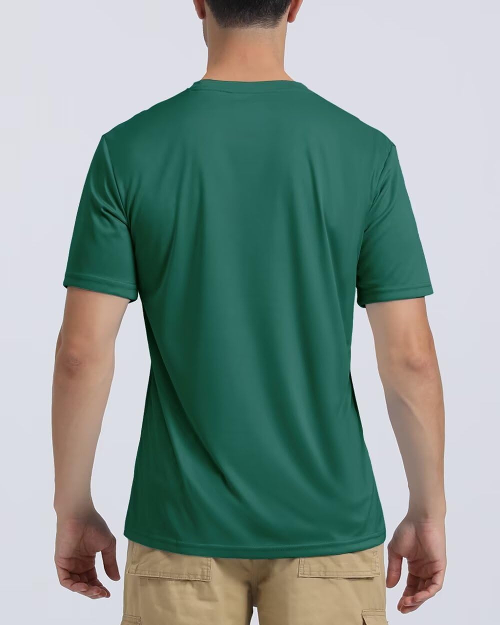 Boladeci Men's Swim Shirt Short Sleeve UPF 50+ Sun Protection SPF UV Moisture Wicking Lightweight Quick Dry Rash Guard