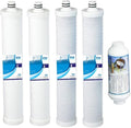 IPW Industries Inc. Compatible AC-30 Reverse Osmosis System Annual Filter Replacement Cartridges - 2x Sediment/2xCarbon Block/1xInline