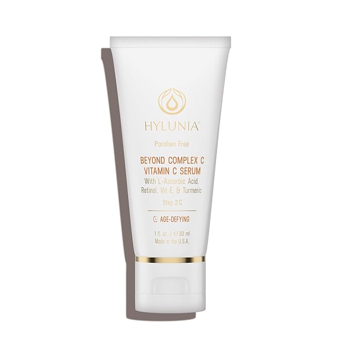 Hylunia Beyond Complex C Vitamin C Serum, 1.0 fl oz - Hydrating, Anti-Aging, Brightening & Nourishing with Hyaluronic Acid - Vegan, Clean & Cruelty-Free Skincare for Radiant Skin-FlexoryFit