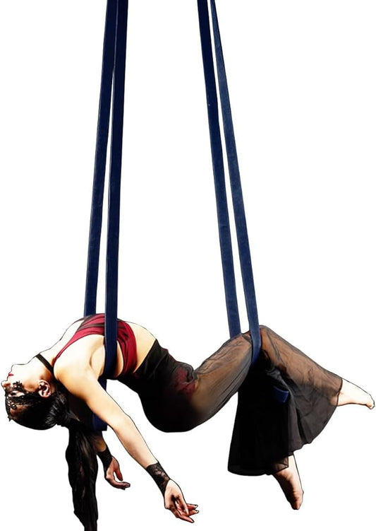 6.6ft 2m Aerial Loops Aerial Straps Ropes Aerial Acrobatics Body Loop Trapeze Circus Apparatuses Equipment Yoga Straps 1 pairs-FlexoryFit