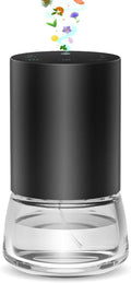 Waterless Essential Oil Diffuser 100ML Large Capacity Battery Powered Diffuser with 7 Colors LED Lights for Large Room Living Room Bedroom Office Aluminum Alloy