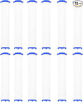 uxcell 12 Pcs Shower Head Filter 4.5 Inch PP Cotton Filter Cartridge Replacement High-Pressure Handheld Fan Shower Jet Sets