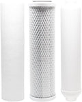 Puromax PC4 RO System Replacement Filter Kit - Includes Carbon Block, PP Sediment & Inline Filter Cartridge