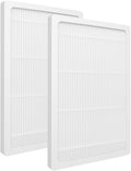 Nispira True HEPA Filter Compatible with 3M Filtrete Ultra Quiet Air Cleaning Purifiers Model FAP02 FAP01-RMS and FAP02-RMS. Compared to Part FAPF02 FAPF024, 2 Packs