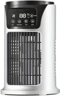 Portable Air Conditioner Humidifier Atmosphere Light Fan USB Cooler Air Conditioner, 3 In 1 Function, Office Household Essential Cooler USB Portable Air Conditioner USB Fan