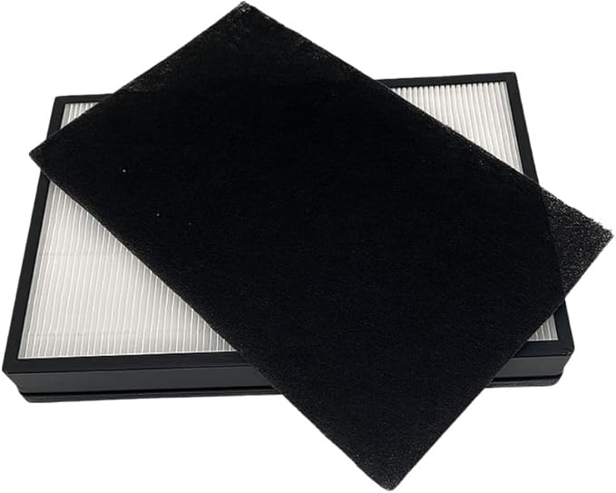 Nispira Type A2 Size True HEPA Replacement Filter For Filtrete Room Air Purifier FAP-C02-A2, FAP-C03-A2, FAP-T03-A2, Part 1150101, 2 Pack