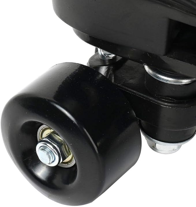 Roller Skates for Women and Men Cowhide High-Top Shoes Classic Double-Row Roller Skate Four-Wheel Roller Skates for Men Girls Unisex Christmas-FlexoryFit