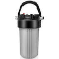 RV Water Filter System, Clog-Resistant Inline Water Filter with Brass Threads, 5-Stage Filtration in One NSF-Certified 4.5x10 Inches ACF Cartridge, Max 90 PSI Pressure Resistance