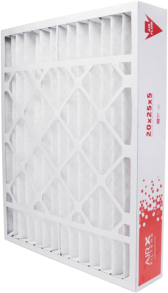 AIRx Filters 20x25x5 MERV 13 HVAC AC Furnace Air Filter Replacement for Bryant Carrier FILXXCAR0020 CARF8250602, Health 2-Pack, Made in the USA