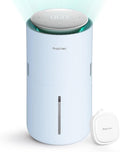MistFree Smart Humidifier for Bedroom, Evaporative Humidifier No White Dust, Auto Humidity & APP Control, 3L Water Tank Easy to Clean, Sleep Mode, Timing, Humidifiers for Nursery/Baby(Blue)