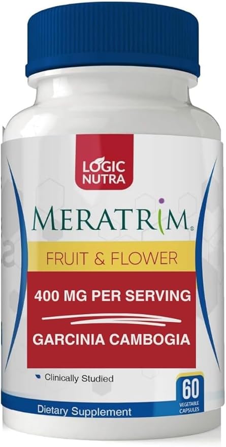 Meratrim Proprietary Blend 400 mg - Garcinia Mangostana (Fruit Rind) Extract - Stimulant Free - 60 Vegetable Capsules