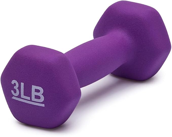 Amazon Basics Neoprene Dumbbell Hand Weights for Exercise and Muscle Toning-FlexoryFit