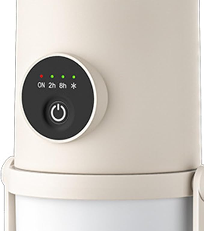 Cool Mist Humidifier, Quiet Two Mist Mode 300ML Bedroom Desk Humidifier Rechargeable USB Desktop Humidifier with Stand for Bedroom Travel Office Home (Beige)