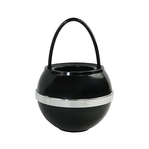 Crystal Quest Bath Ball Water Filter for Bathtub - 3-Stage Filtration, Removes Chlorine, Chloramine & Byproducts, 2,500 Gallons, BPA Free, pH Balanced Water, Fits Most Tubs, Easy Install - Black