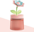 Cute Mini Humidifier 320mL Cool Mist Humidifie mute with 2 Mist Modes,for Home/Nursery/Office,Portable Mini Air Moisturizer,rechargeable mini humidifier(Gardenia pink)