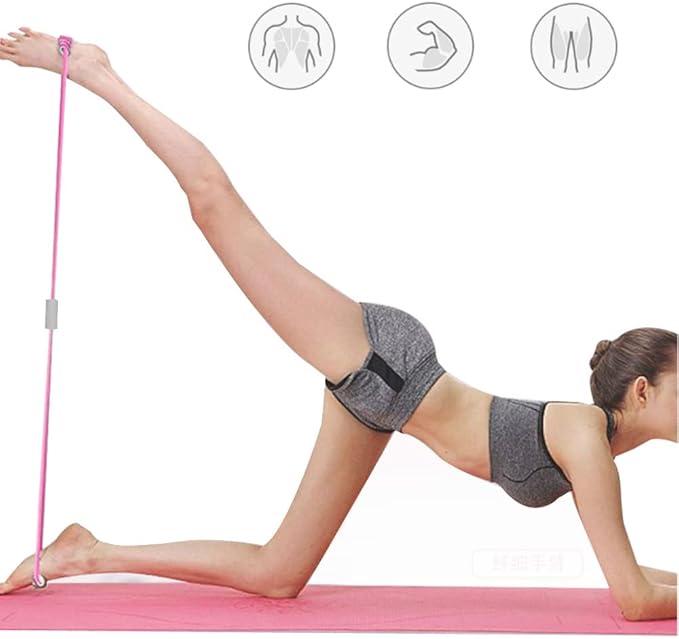 Fitness 8 Yoga Pulling Rope Resistance Band & Arm Resistance Bands Workout Chest Arm and Shoulder Stretch Bands Exercise Equipment-FlexoryFit