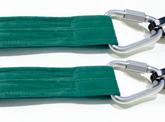 8.2ft 2.5m Aerial Straps Ropes Yoga Aerial Acrobatics Body Aerial Loop Trapeze Circus Apparatuses Equipment Three-Layer Straps 1 pairs-FlexoryFit