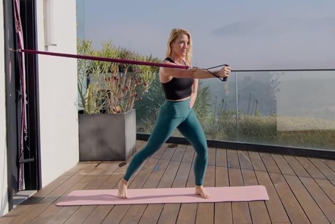 STAERK Pilates Suspension Training System - Premium Resistance Training Kit - At-Home Pilates for Strength & Flexibility - Resistance Bands Set for Home Gym, Travel, and Outdoors-FlexoryFit