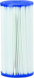 Pentair Pentek R30-BB Big Blue Sediment Water Filter, 10-Inch, Whole House Pleated Polyester Filter Cartridge, 10" x 4.5", 30 Micron