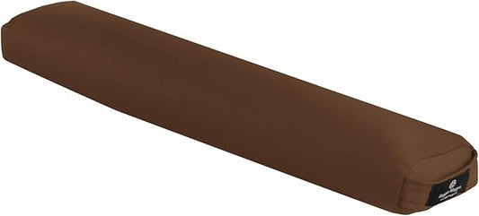 Hugger Mugger Pranayama Yoga Bolster - Very Firm, use Under Length of Spine for Deeper Breathing or Under Ankles, Handmade in The USA-FlexoryFit