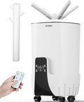 Humidifier Large Room, 4.2Gal/16L Cool Mist Humidifiers for Bedroom Home 2000 sq.ft,Top Fill, 3 Stainless Steel Atomizers,360°Nozzle Extension Tube, Commercial/Office/Plants/Whole House, White