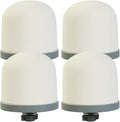 HUI NING Replacement Ceramic Dome Water Filter for Countertop,Household Water Bucket, Water Cooler Filtration Systems Water Pitcher (4 PCS)