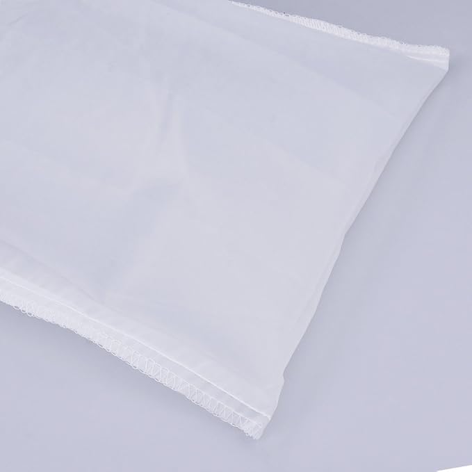 75 Micron Nylon Straining Bag Fine Mesh Food Strainer Bag, Multi Purpose Filter Bag for Nut Milk, Juice, Cold Brew, Home Brewing (17.72" x 11.81", 5 Packs)