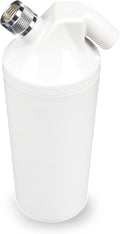 AQ-4125 Shower Water Filter (with Connector), Compatible with Aquasana AQ-4125、AQ-4100、 AQ-4100NSH、 AQ-4105, with Advanced KDF Filtration Material, Filters Over 90% of Chlorine.