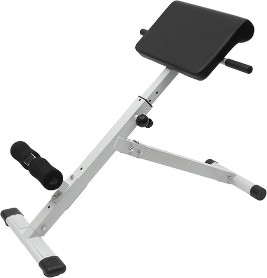 Back Extension Machine Roman Chair, Adjustable Hyperextension Bench, Ab Back Exercise Equipment for Home Gym, Back Extension Bench, Hyper Extension Roman Chair, 330Lbs Load Capacity