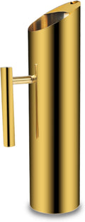 Stainless Steel Water Pitcher 70oz Golden Drink Carafe with Ice Guard Water Jug for Home Bar Restaurant Hotel