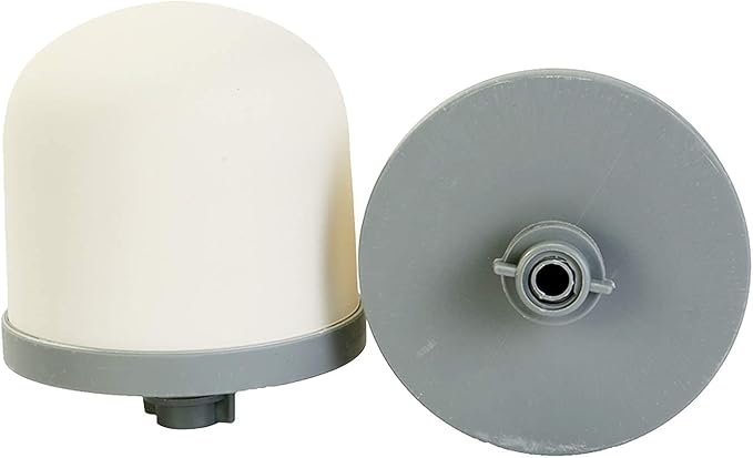 Huining Ceramic Dome Water Filter, Replacement Filter for Water Pre-Filtration Unit Filter Media Replacement 0.15 to 0.5 Micron for Household Water Bucket Filtration System Water Pitcher (4pcs)