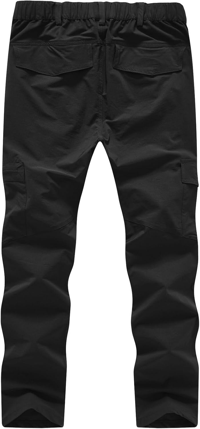 YSENTO Women's Hiking Pants Lightweight Stretch Quick Drying UPF 50 Camping Travel Work Cargo Pants 6 Pockets