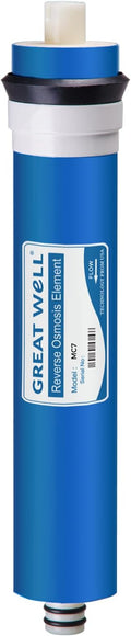iSpring Greatwell Reverse Osmosis Membrane 75 GPD 11.75” X 1.75”, Replacement Fits Standard Under Sink RO Drinking Water Filtration System, MC7