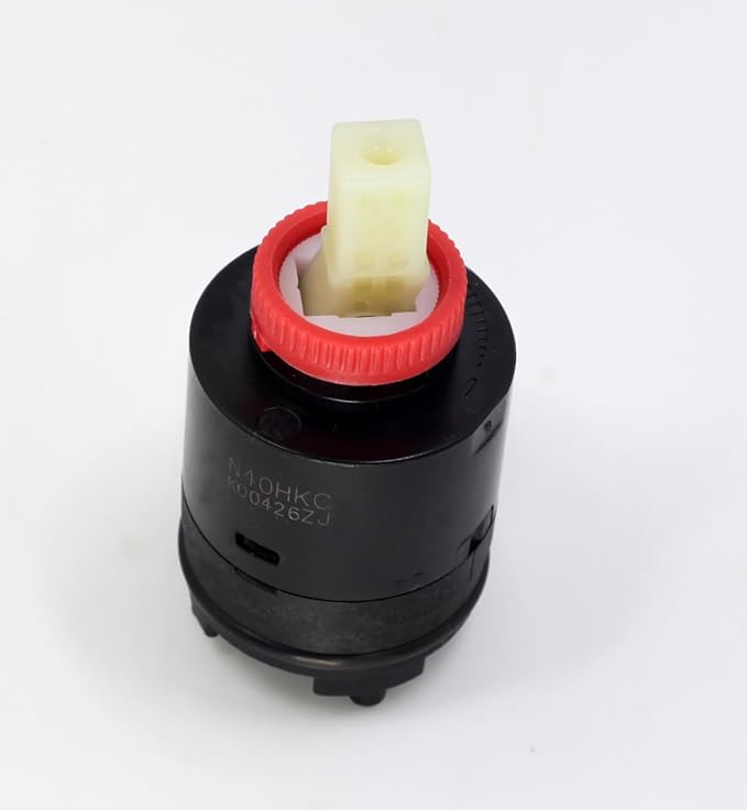 N40HKC Shower Cartridge Replacement, Compatible with the SR SUN RISE Concealed Shower Systems, KES Shower Systems, the Height is 3.07 inches (78mm) and the Width is 1.58 inches (40mm), (1Pack)