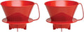 Fino Pour-Over Coffee Brewing Filter Cone, Number 4-Size, Brews 8 to 12-Cups by Fino