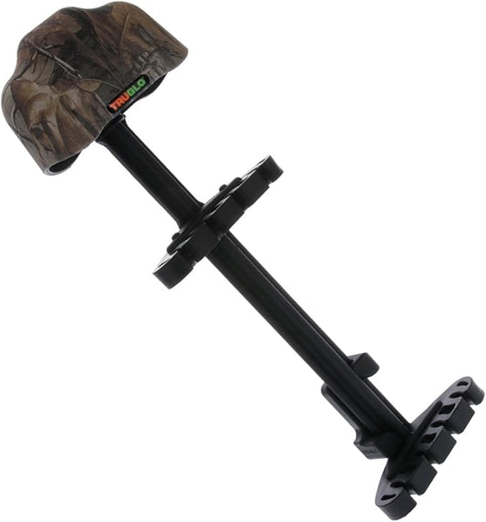 TRUGLO Loc-Down 4-Arrow Ultra-Quiet Lightweight Composite Vibration-Absorbing Left-Hand Convertible Bow Hunting Archery Quiver