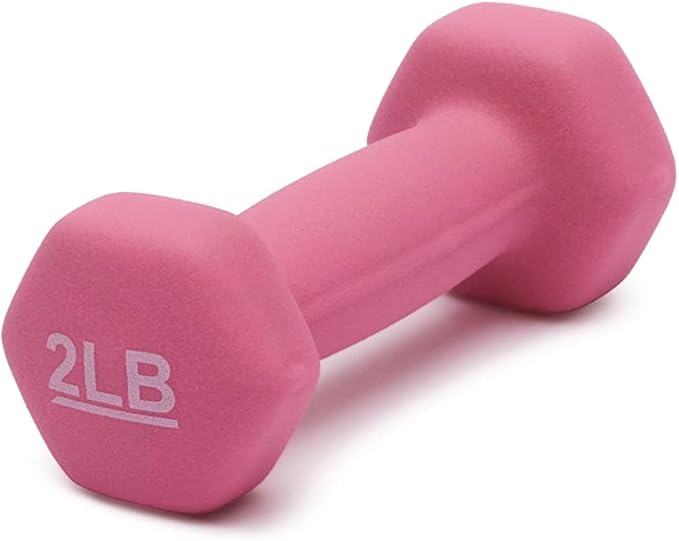 Amazon Basics Neoprene Dumbbell Hand Weights for Exercise and Muscle Toning-FlexoryFit
